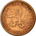 Coin, Czechoslovakia, 10 Haleru, 1932, EF(40-45), Bronze, KM:3