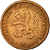 Coin, Czechoslovakia, 10 Haleru, 1934, EF(40-45), Bronze, KM:3