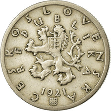 Coin, Czechoslovakia, 50 Haleru, 1921, EF(40-45), Copper-nickel, KM:2