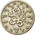 Coin, Czechoslovakia, 50 Haleru, 1921, EF(40-45), Copper-nickel, KM:2