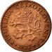 Coin, Czechoslovakia, 5 Haleru, 1927, EF(40-45), Bronze, KM:6