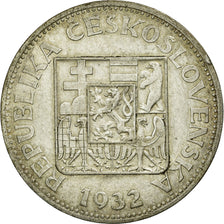 Coin, Czechoslovakia, 10 Korun, 1932, EF(40-45), Silver, KM:15