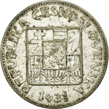 Coin, Czechoslovakia, 10 Korun, 1931, VF(30-35), Silver, KM:15