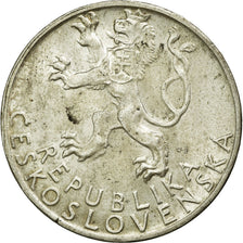 Coin, Czechoslovakia, 50 Korun, 1947, EF(40-45), Silver, KM:24