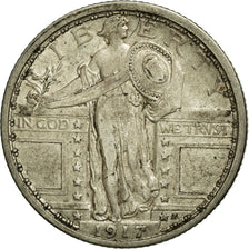 Coin, United States, Standing Liberty Quarter, Quarter, 1917, U.S. Mint