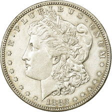 Coin, United States, Morgan Dollar, Dollar, 1882, U.S. Mint, San Francisco