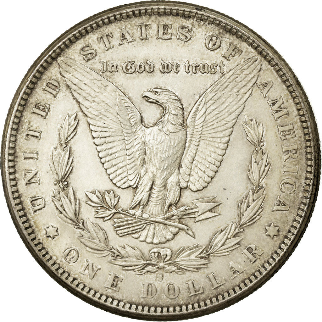 Coin, United States, Morgan Dollar, Dollar, 1881, U.S. Mint, San Francisco