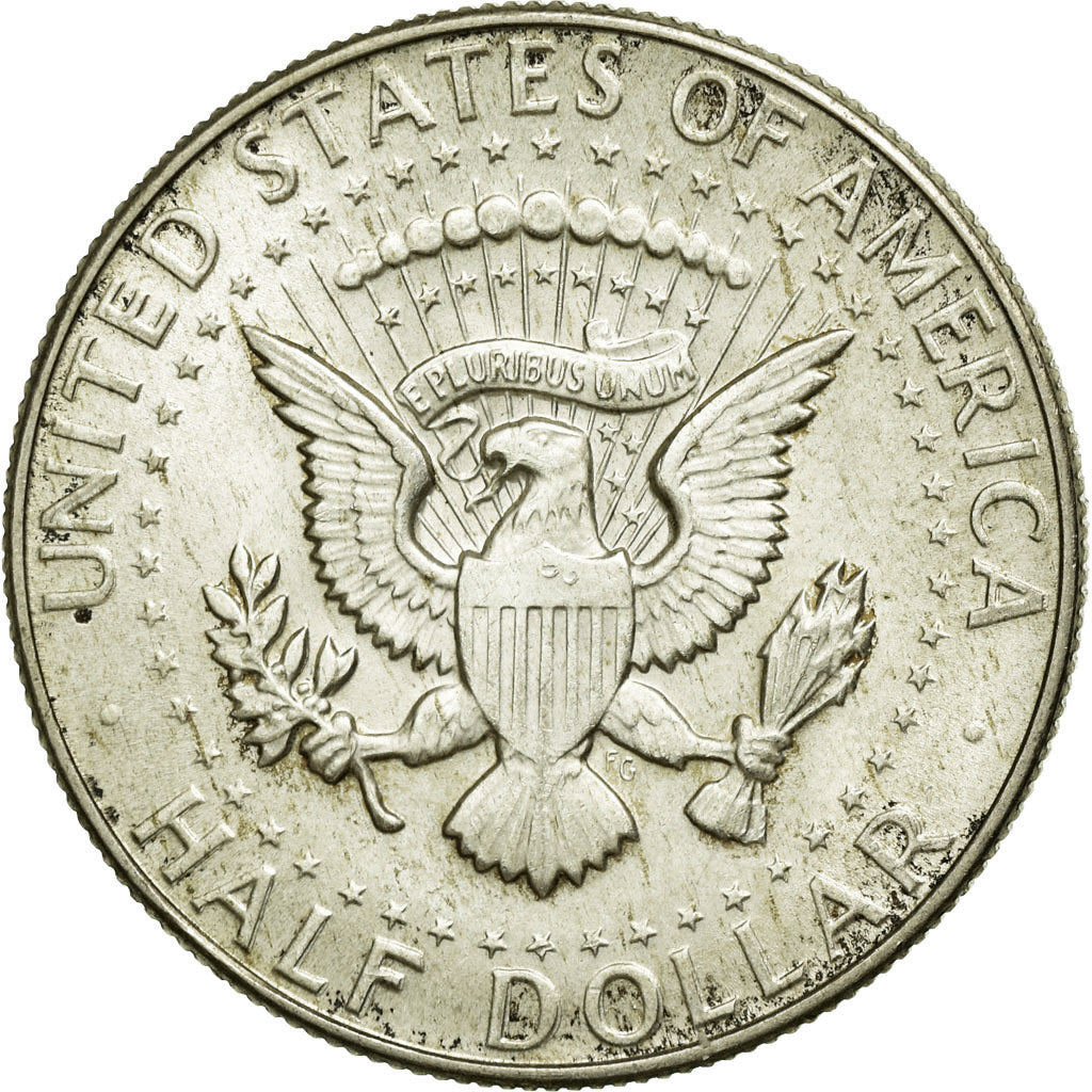 Coin, United States, Kennedy Half Dollar, Half Dollar, 1968, U.S. Mint, Denver