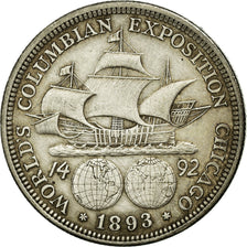 Coin, United States, Half Dollar, 1893, U.S. Mint, Philadelphia, EF(40-45)