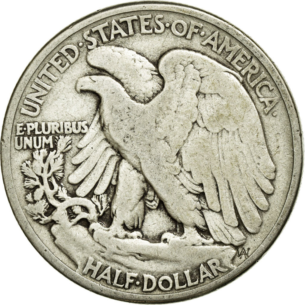 Coin, United States, Walking Liberty Half Dollar, Half Dollar, 1941, U.S. Mint