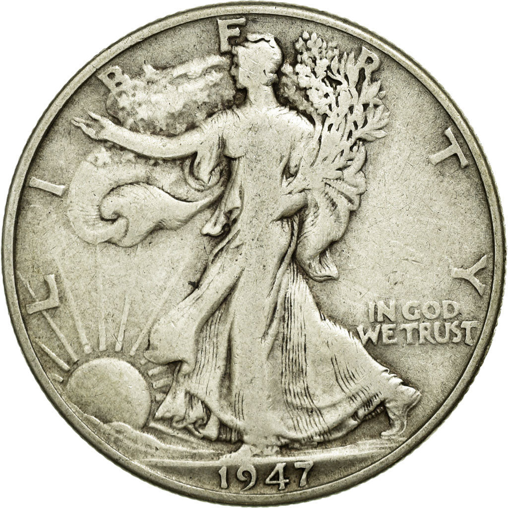 Moneta, Stati Uniti, Walking Liberty Half Dollar, Half Dollar, 1947, U.S. Mint