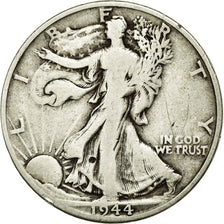Monnaie, États-Unis, Walking Liberty Half Dollar, Half Dollar, 1944, U.S. Mint