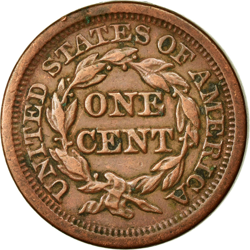 Monnaie, États-Unis, Braided Hair Cent, Cent, 1851, U.S. Mint, Philadelphie