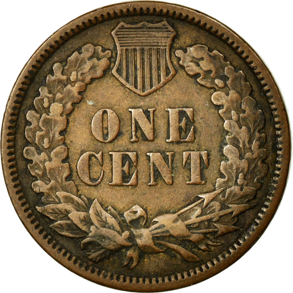 Coin, United States, Indian Head Cent, Cent, 1896, U.S. Mint, Philadelphia