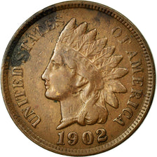Coin, United States, Indian Head Cent, Cent, 1902, U.S. Mint, Philadelphia
