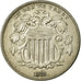 Coin, United States, Shield Nickel, 5 Cents, 1868, U.S. Mint, Philadelphia