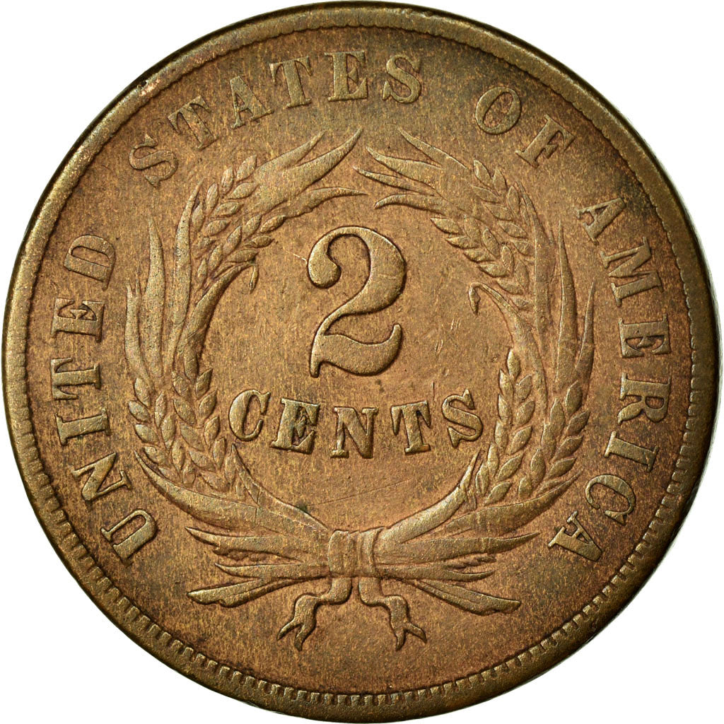 Coin, United States, 2 Cents, 1864, U.S. Mint, Philadelphia, VF(30-35)