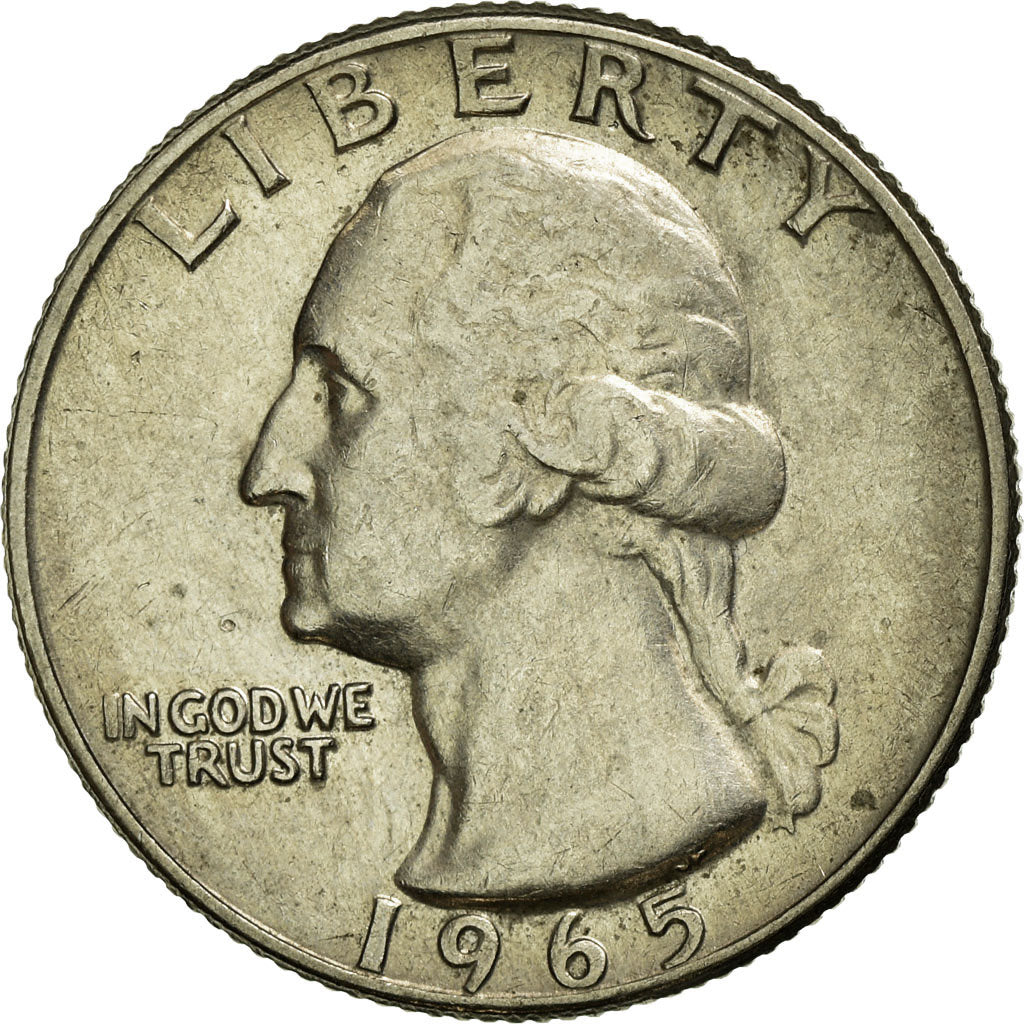 Munten, Verenigde Staten, Washington Quarter, Quarter, 1965, U.S. Mint
