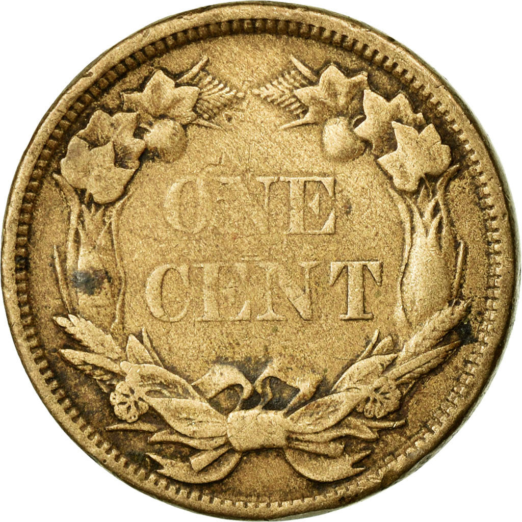 Coin, United States, Flying Eagle Cent, Cent, 1858, U.S. Mint, Philadelphia