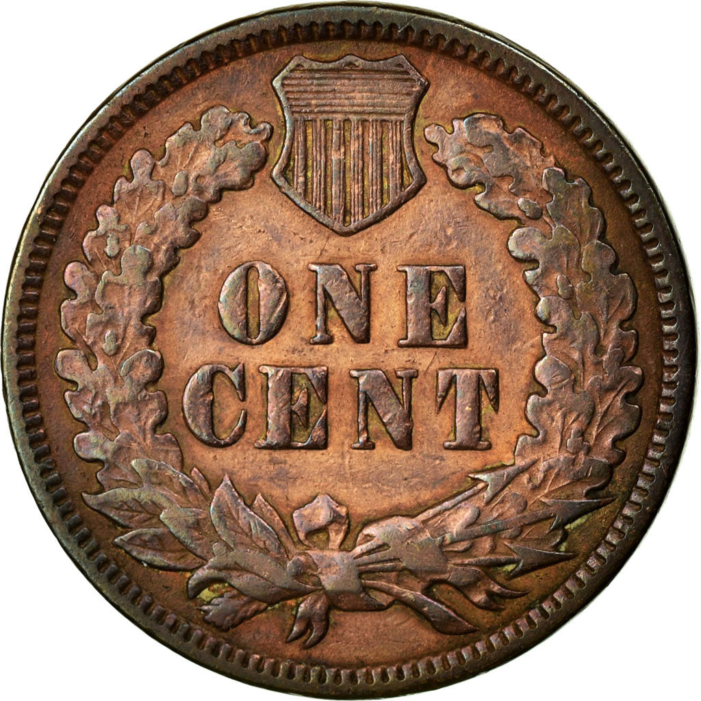 Coin, United States, Indian Head Cent, Cent, 1891, U.S. Mint, Philadelphia