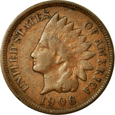 Coin, United States, Indian Head Cent, Cent, 1906, U.S. Mint, Philadelphia