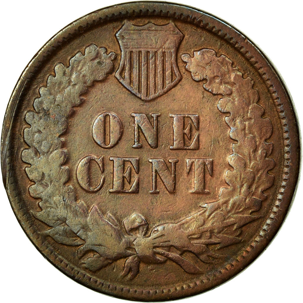 Coin, United States, Indian Head Cent, Cent, 1882, U.S. Mint, Philadelphia