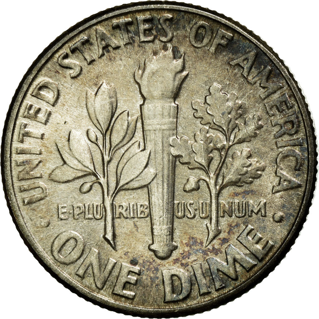 Coin, United States, Roosevelt Dime, Dime, 1957, U.S. Mint, Philadelphia