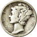 Coin, United States, Mercury Dime, Dime, 1942, U.S. Mint, San Francisco