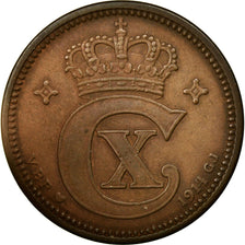 Coin, Denmark, Christian X, 5 Öre, 1914, Copenhagen, EF(40-45), Bronze