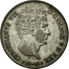Monnaie, Danemark, Christian VIII, 4 Rigsbankskilling, 1842, Copenhagen, TB+