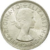 Moneda, Australia, Elizabeth II, Florin, 1962, Melbourne, EBC+, Plata, KM:60