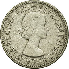 Coin, Australia, Elizabeth II, Shilling, 1955, Melbourne, EF(40-45), Silver
