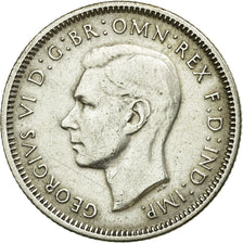 Coin, Australia, George VI, Shilling, 1942, EF(40-45), Silver, KM:39