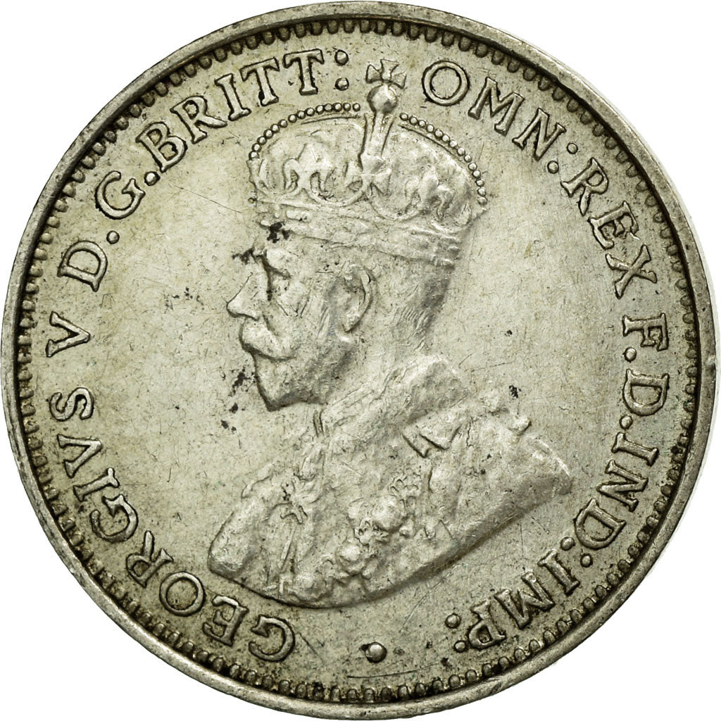 Coin, Australia, George V, Threepence, 1936, EF(40-45), Silver, KM:24