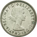 Coin, Australia, Elizabeth II, Sixpence, 1963, Melbourne, EF(40-45), Silver