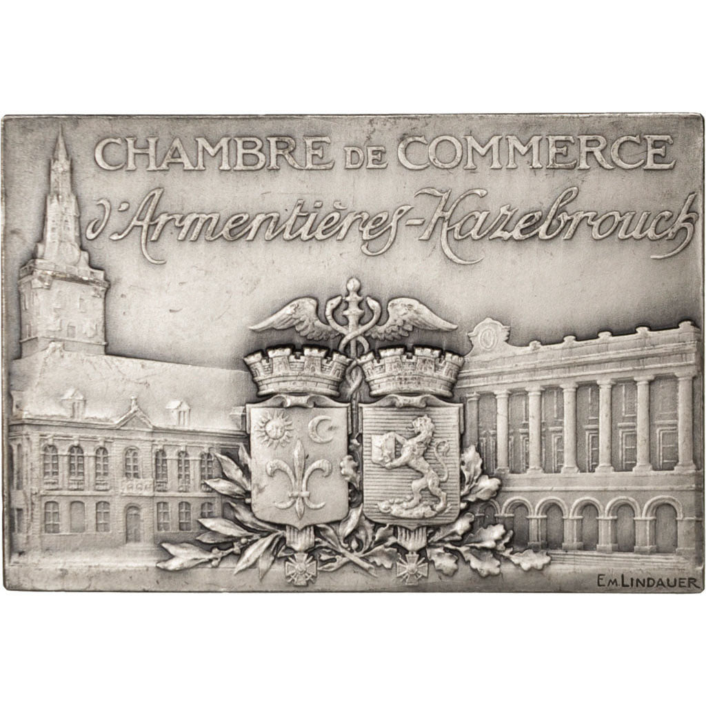 FRANCE, Business & industry, French Third Republic, Medal, MS(60-62), Silver,...
