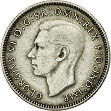 Coin, Australia, George VI, Sixpence, 1942, Melbourne, EF(40-45), Silver, KM:38