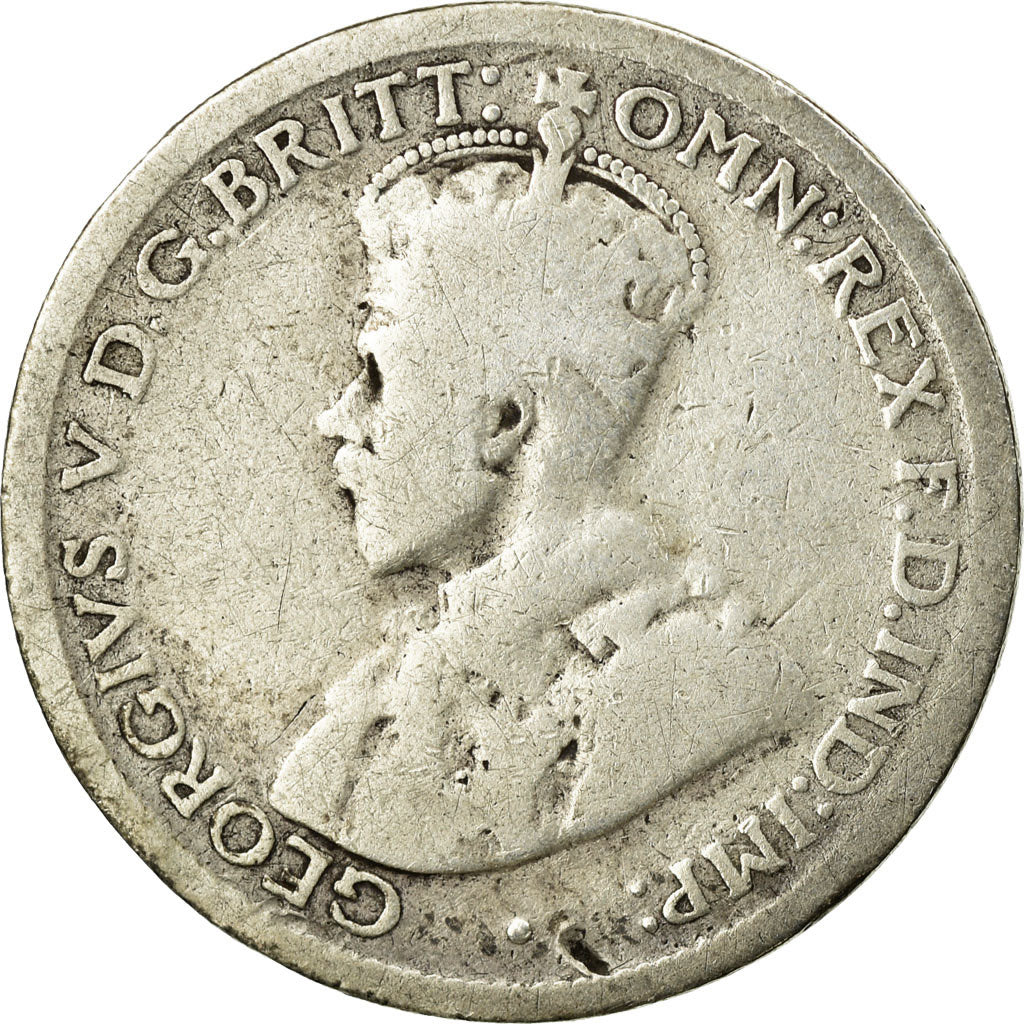 Munten, Australië, George V, Sixpence, 1916, Melbourne, FR, Zilver, KM:25