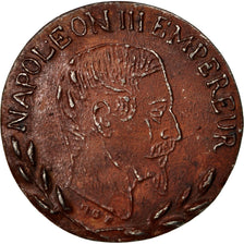 France, Medal, Second French Empire, History, AU(50-53), Tin
