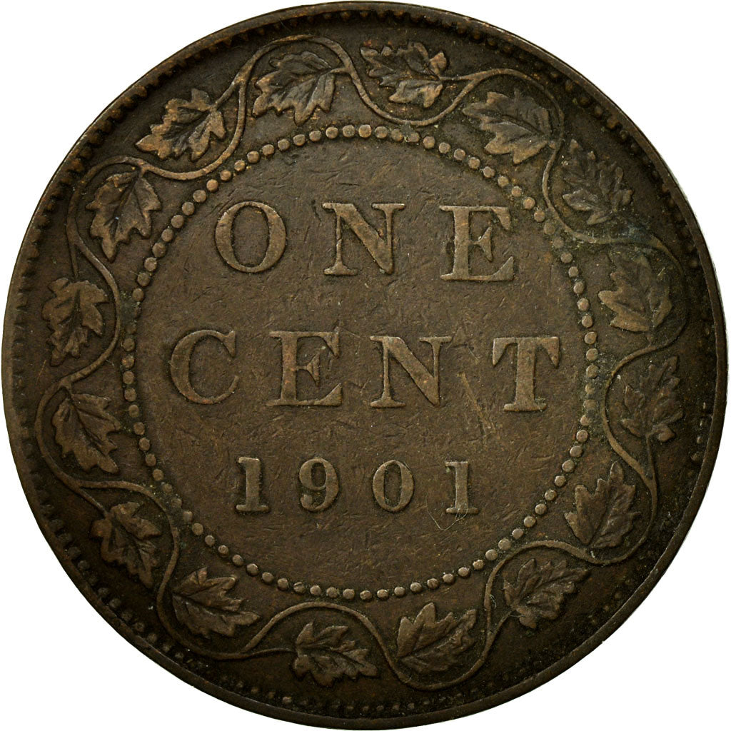 Coin, Canada, Victoria, Cent, 1901, Royal Canadian Mint, Ottawa, EF(40-45)