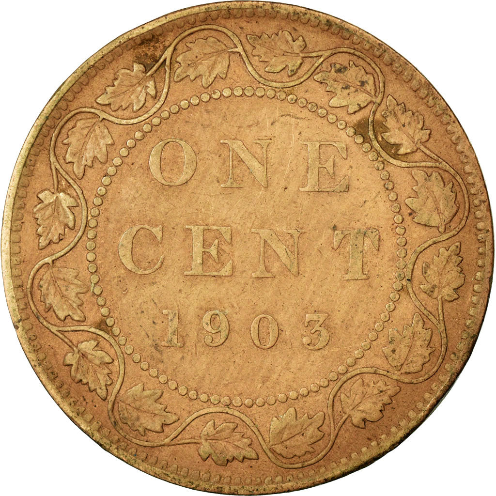 Coin, Canada, Edward VII, Cent, 1903, Royal Canadian Mint, Ottawa, VF(20-25)