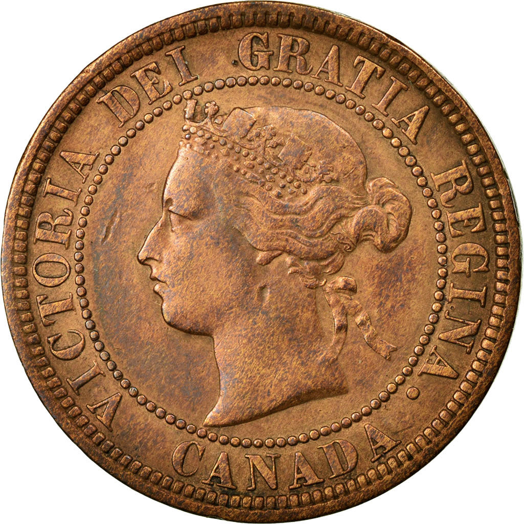 Coin, Canada, Victoria, Cent, 1876, Royal Canadian Mint, EF(40-45), Bronze, KM:7