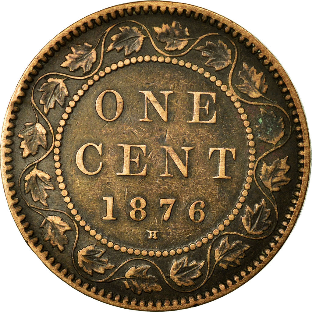Monnaie, Canada, Victoria, Cent, 1876, Royal Canadian Mint, TTB, Bronze, KM:7