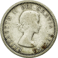 Coin, Canada, Elizabeth II, 10 Cents, 1955, Royal Canadian Mint, Ottawa