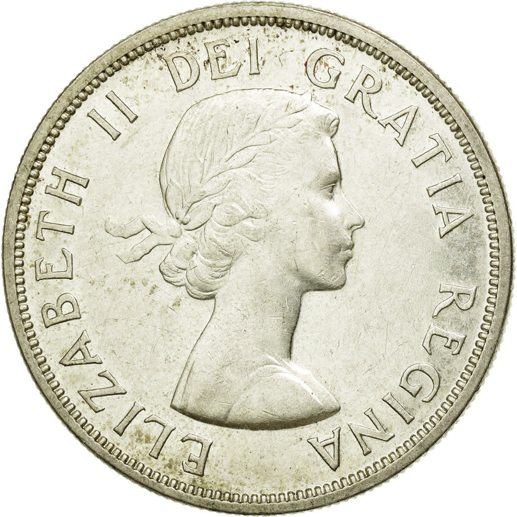 Coin, Canada, Elizabeth II, Dollar, 1957, Royal Canadian Mint, Ottawa
