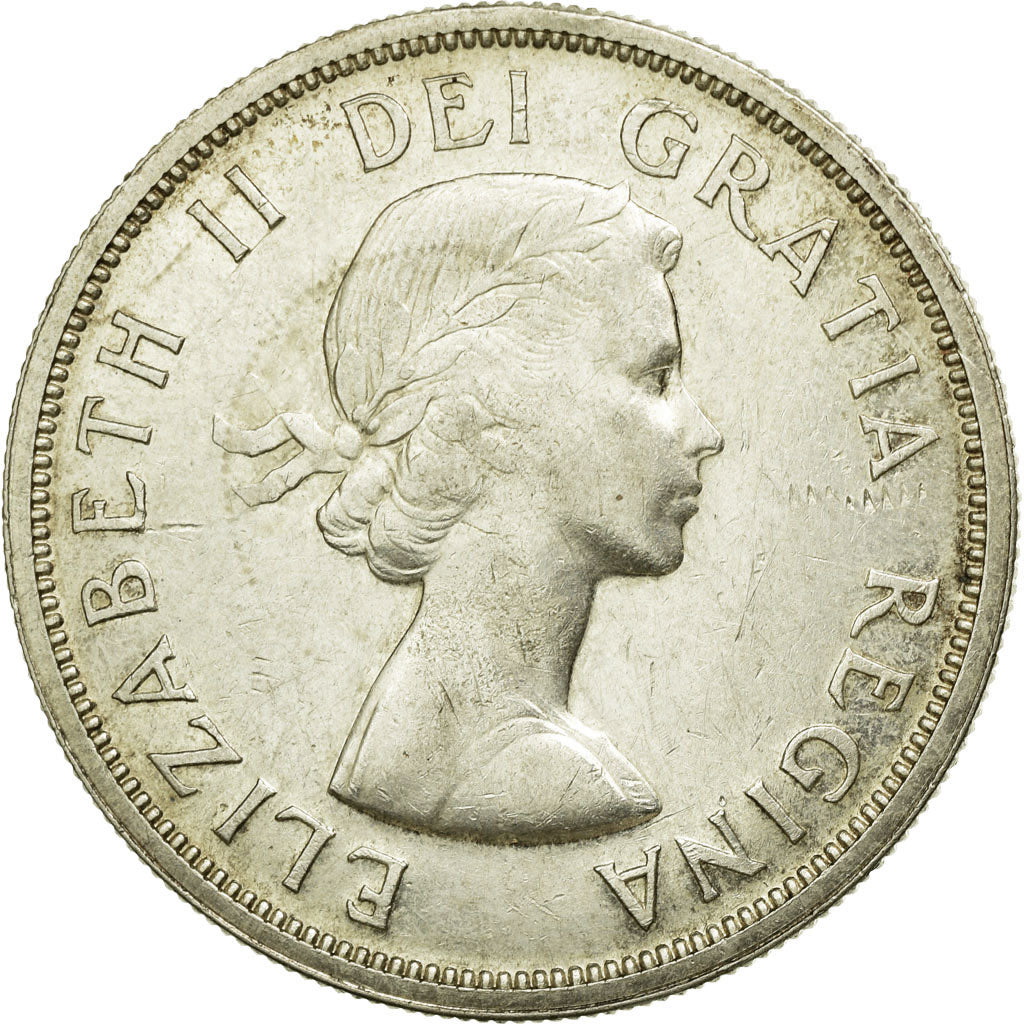 Coin, Canada, Elizabeth II, Dollar, 1960, Royal Canadian Mint, Ottawa