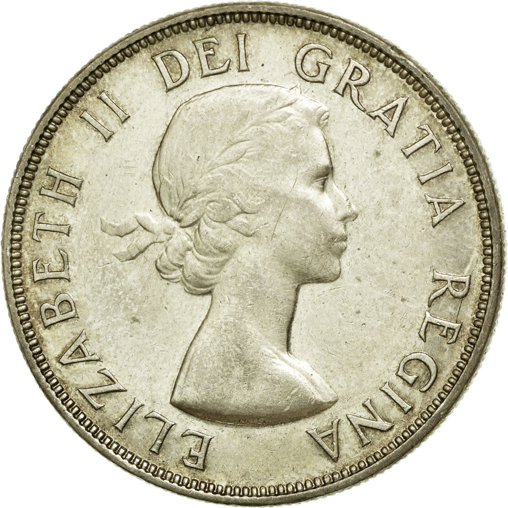 Coin, Canada, Elizabeth II, Dollar, 1953, Royal Canadian Mint, Ottawa