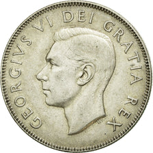 Monnaie, Canada, George VI, 50 Cents, 1949, Royal Canadian Mint, Ottawa, TTB