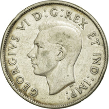 Coin, Canada, George VI, 50 Cents, 1943, Royal Canadian Mint, Ottawa, EF(40-45)