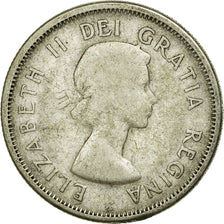 Coin, Canada, Elizabeth II, 25 Cents, 1956, Royal Canadian Mint, Ottawa